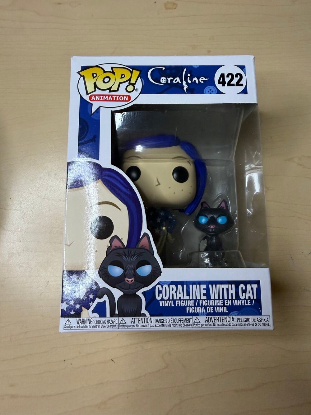 Funko Pop! Animation Coraline With Cat #422 VAULTED